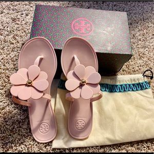 Tory Burch Flower Jelly Thong Sandal size 8